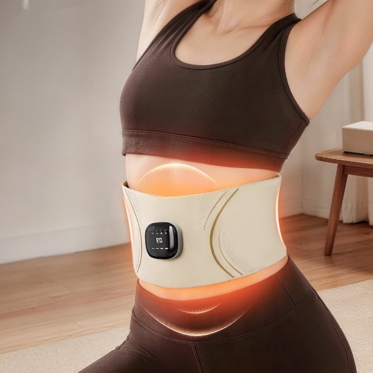 Low-Current Heating Lumbar Massage Device | EMS Waist Belt