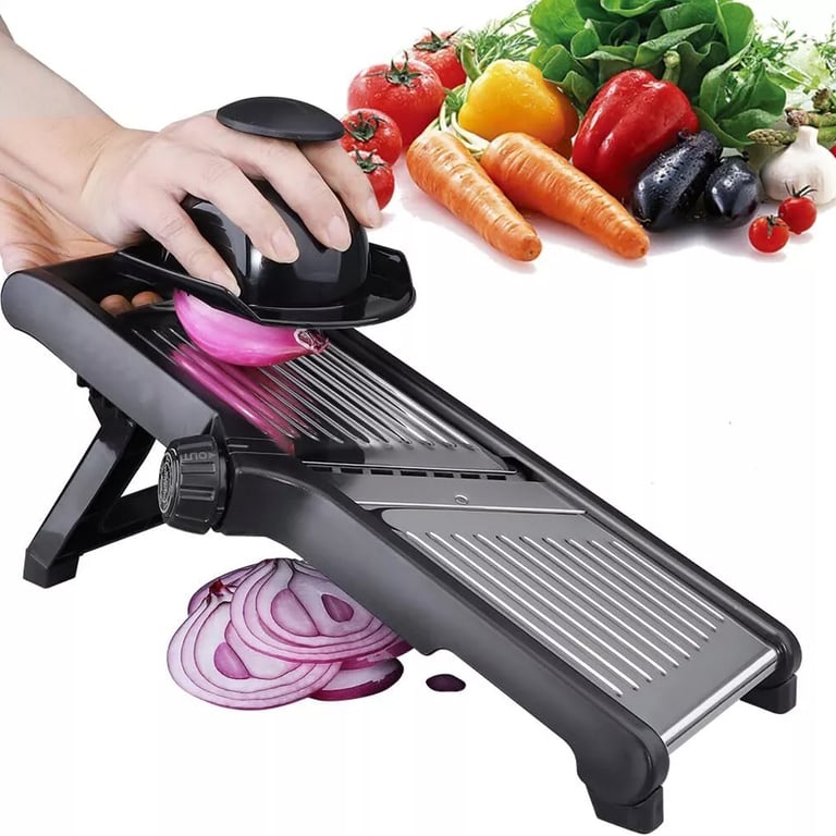 Professional Mandoline Slicer Stainless Steel | Vegetable Fruit Cutter