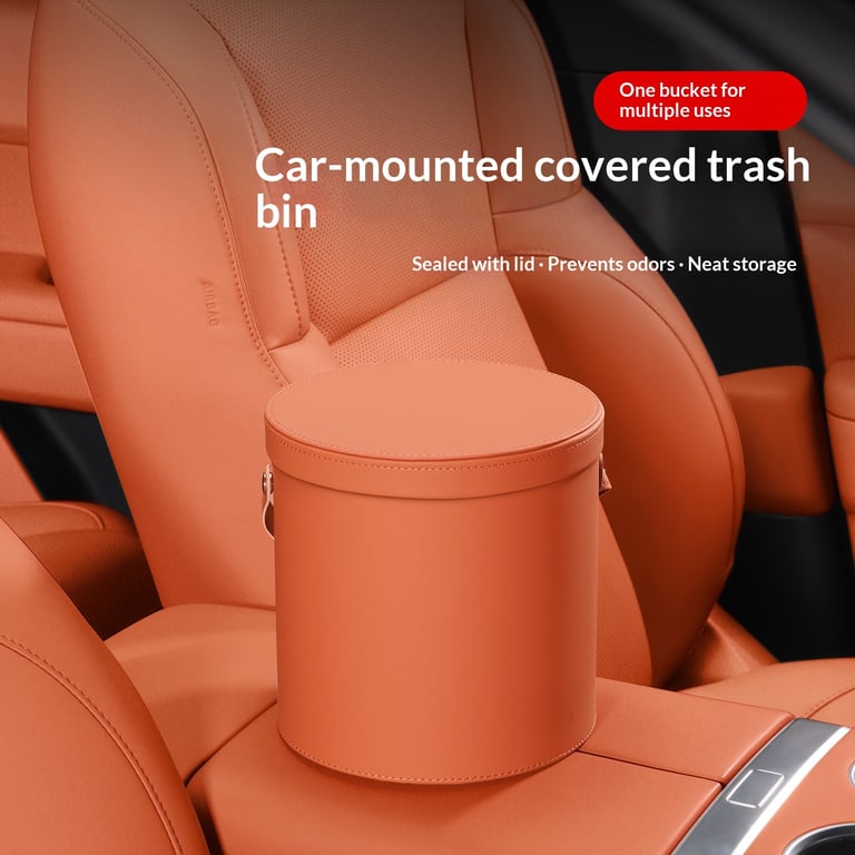 In-Car Storage Bucket Multifunctional Organizer | Odor Control
