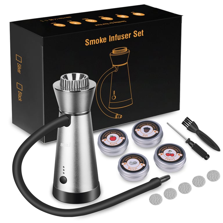 Portable Smoke Infuser Gun | Cold Smoke Generator for BBQ & Cocktails